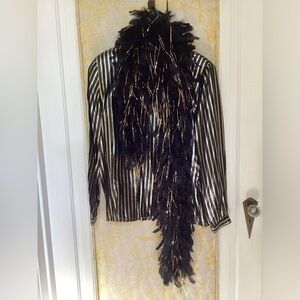 Vintage 7’ Feather Boa